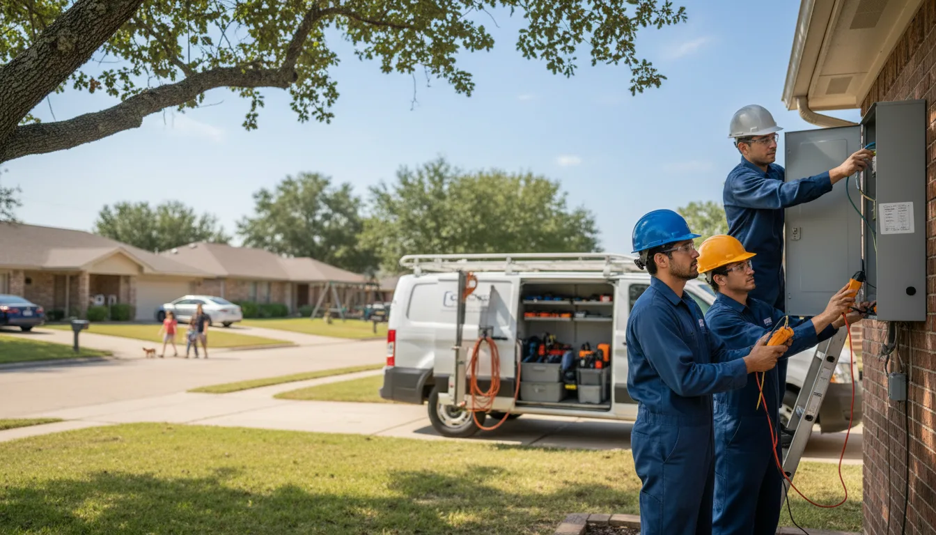 Certified electrician providing emergency electrical services in Dale, IL